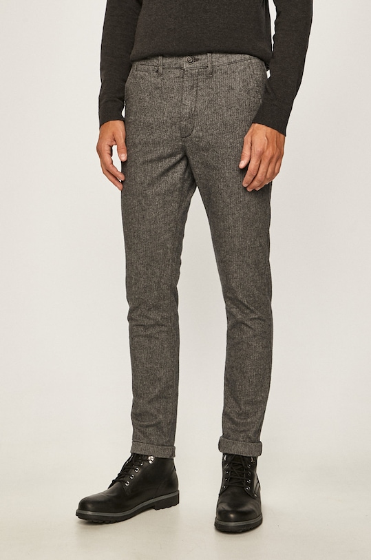 Jack & Jones - Nohavice s elastanom sivá 12160963