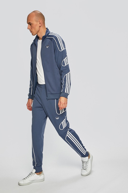 adidas Originals - Pantaloni ED7224 tricotaj albastru ED7224