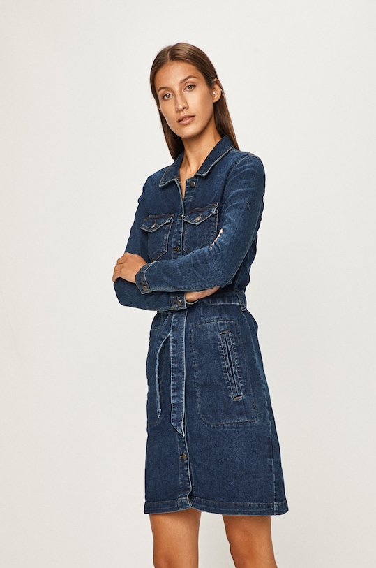 Jacqueline de Yong - Šaty s elastanom tmavomodrá 15182866