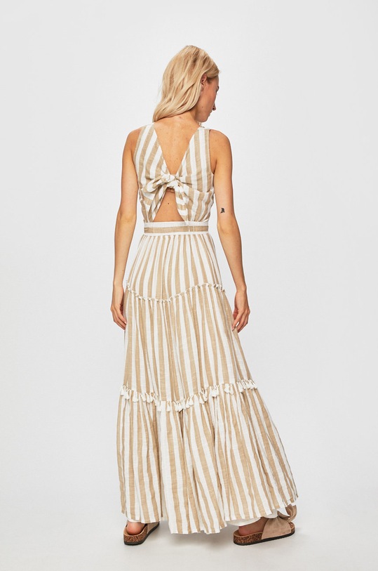 Pepe Jeans - Šaty béžová PL952526