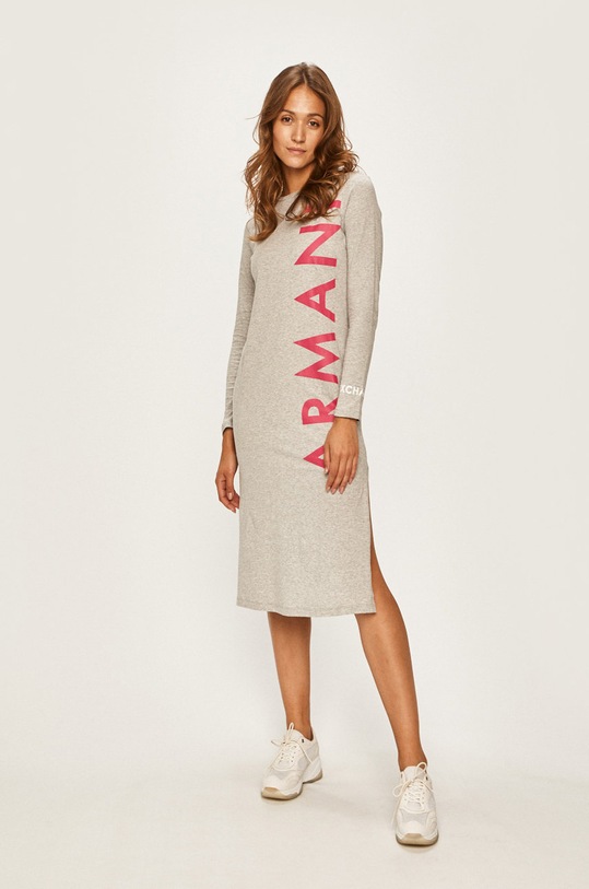 Armani Exchange - Šaty 6GYAEA.YJX9Z sivá AW19
