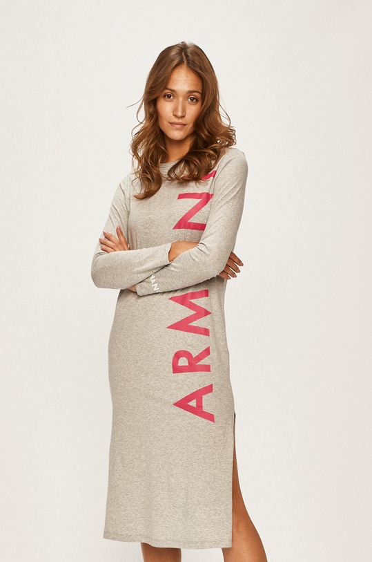 Armani Exchange - Šaty sivá 6GYAEA.YJX9Z