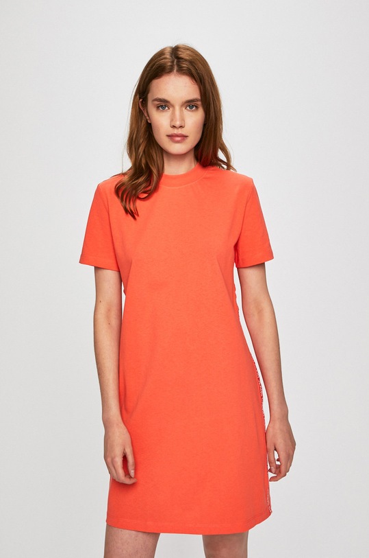 Calvin Klein Jeans - Rochie mini portocaliu J20J211556