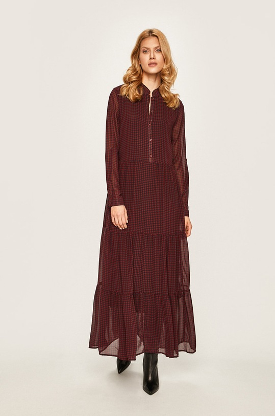 Only - Rochie maxi burgundia 15186508