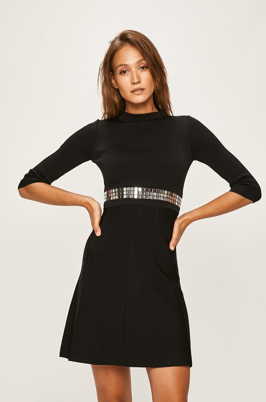 Pinko - Šaty mini černá 1B1465.Y5SS