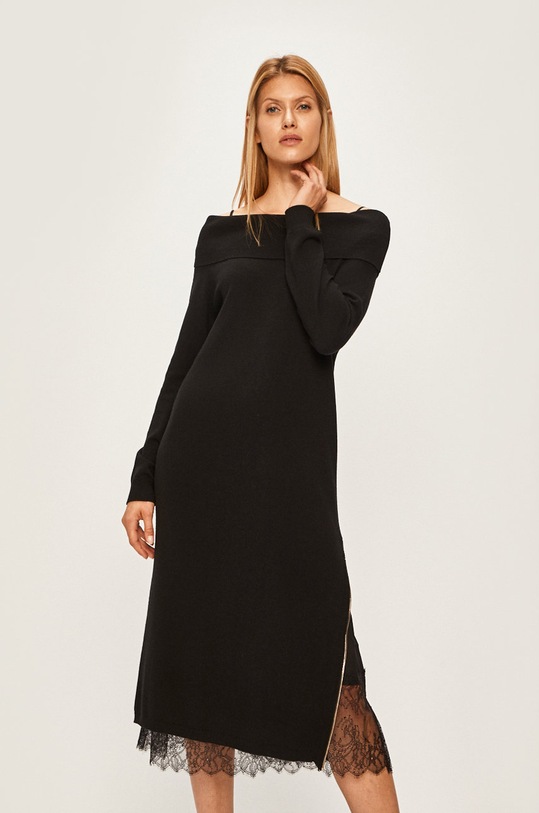 Twinset - Rochie midi negru 192TT3091.S11385