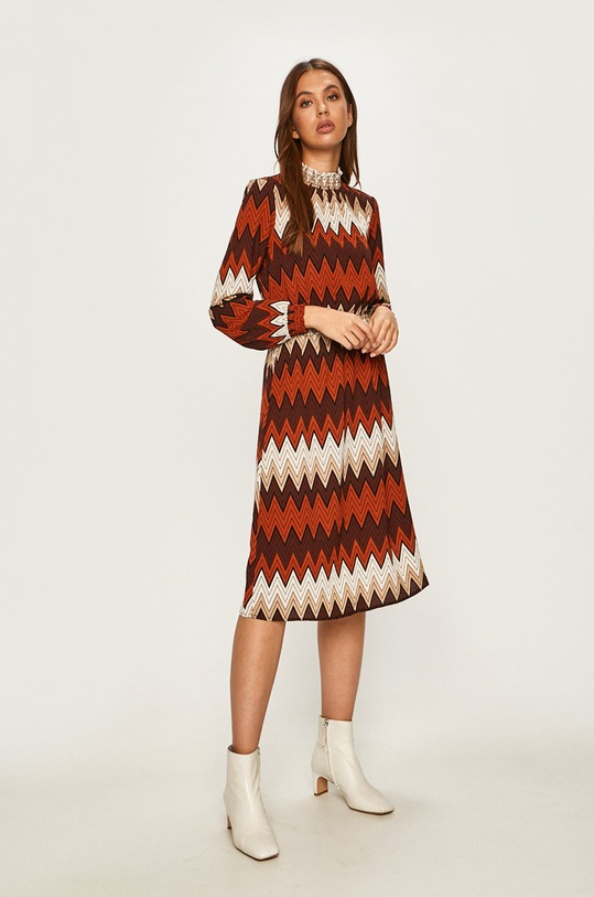 Only - Šaty 15195087 burgundské AW19