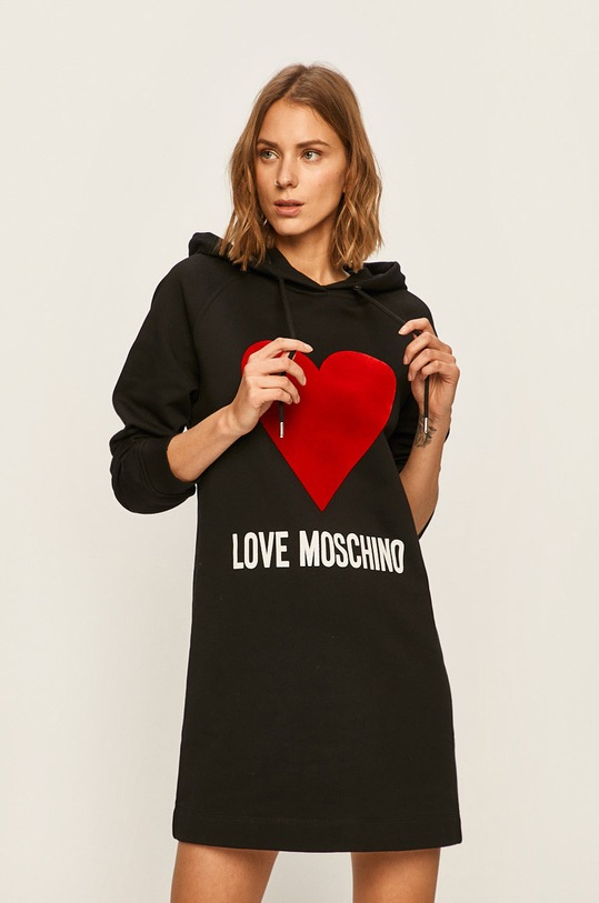 Love Moschino - Rochie mini negru W.5.A49.03.M.4068