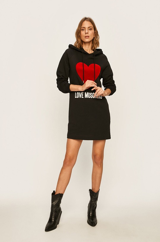 Love Moschino - Rochie W.5.A49.03.M.4068 negru AW19