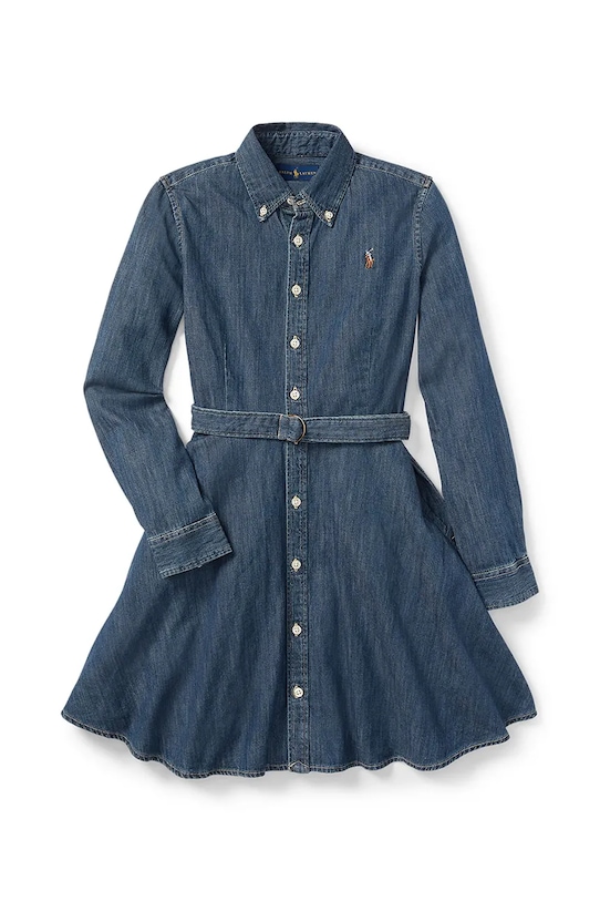 Polo Ralph Lauren - Sukienka dziecięca 140-158 cm 313698860001 313698860001 niebieski AW19