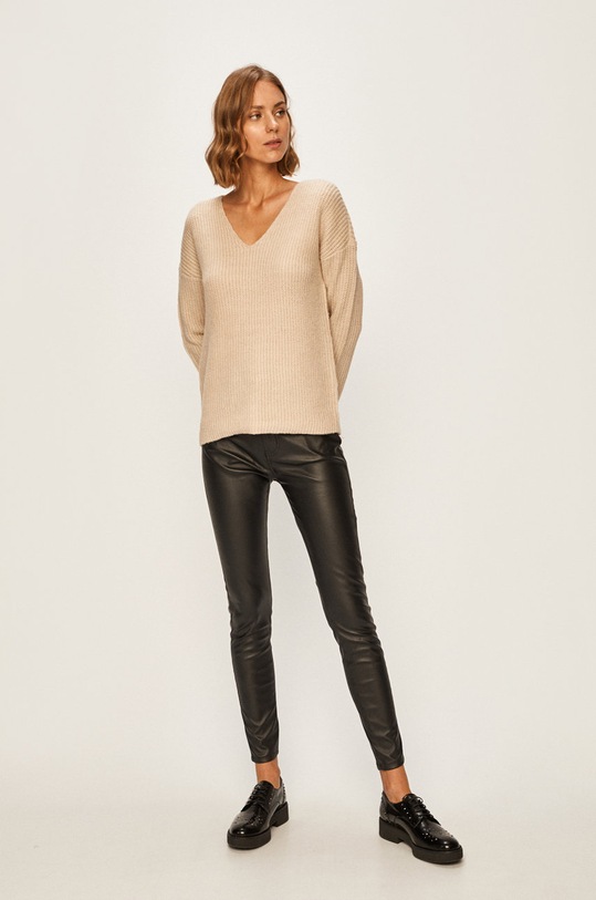 Only - Pulóver 15178599 bézs AW19