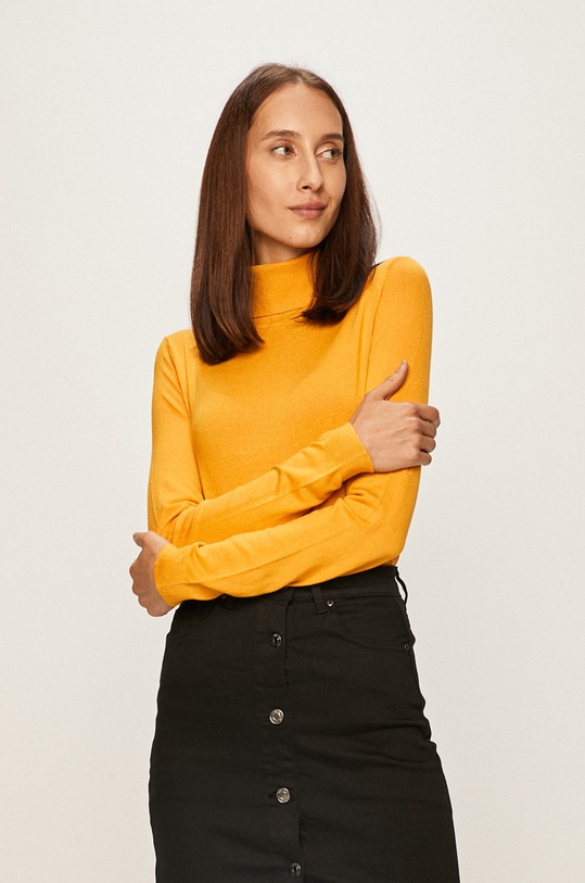 Vila - Sveter rolák žltá 14053551