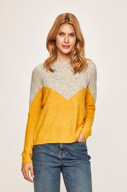 Vero Moda - Sveter okrúhly sivá 10217843