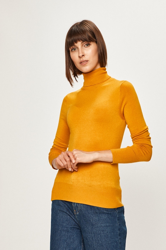 Only - Pulóver sima sárga 15183772