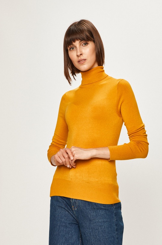 Only - Pulóver sima sárga 15183772