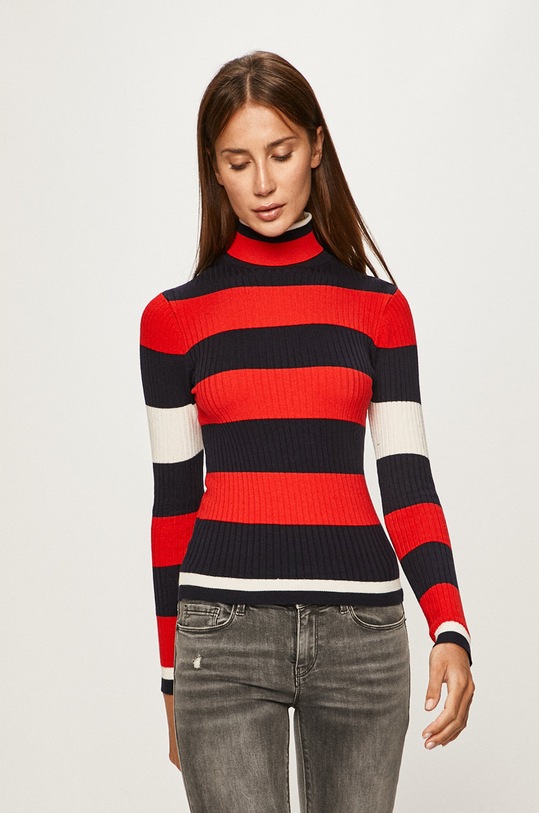 Only - Pulóver sima sötétkék 15165075