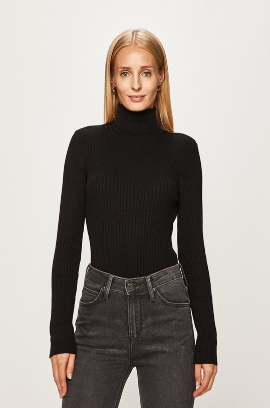 Only - Pulóver sima fekete 15165075