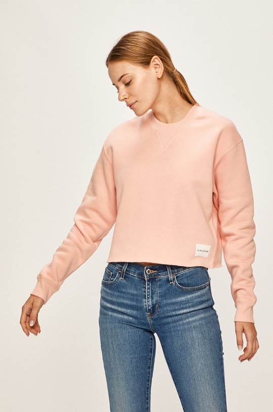 Calvin Klein Jeans - Bluza uni roz J20J212226