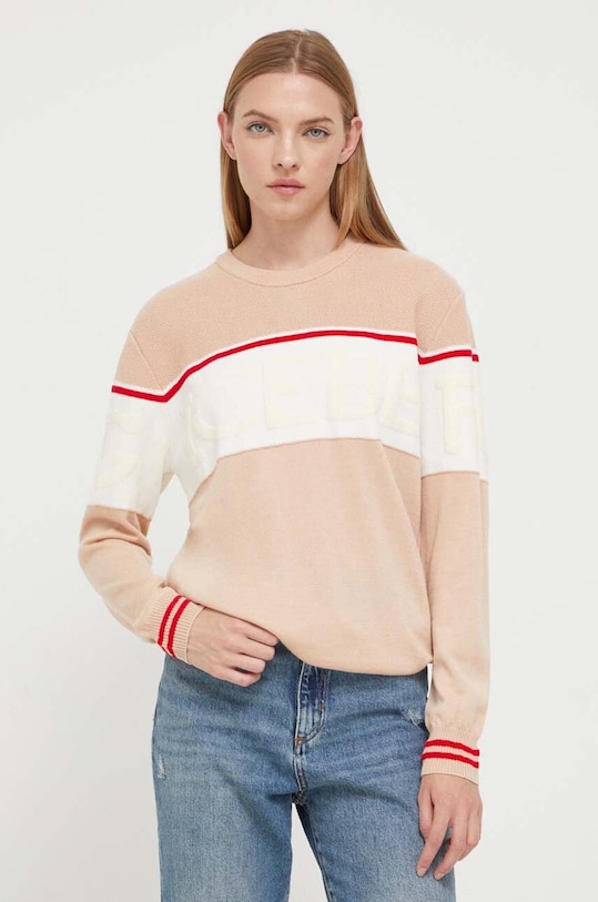 Iceberg pulover de lana subtiri bej A001.7010