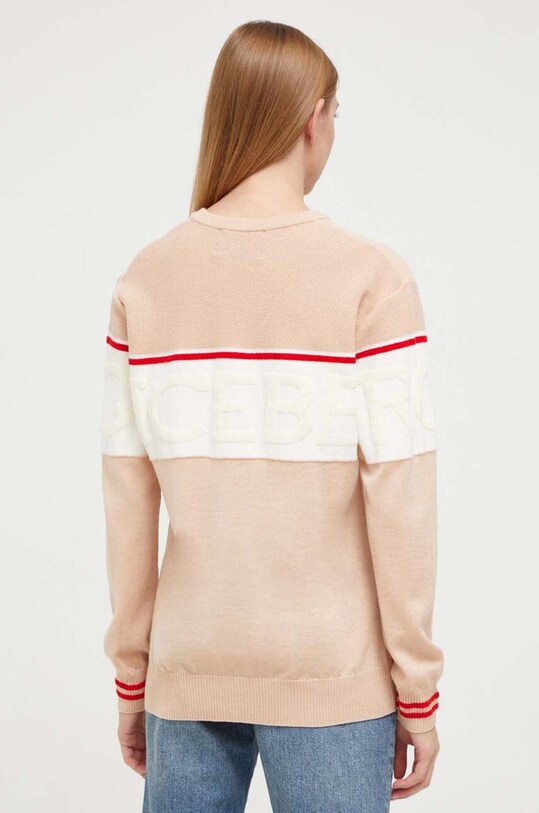 Îmbrăcăminte Iceberg pulover de lana A001.7010 bej