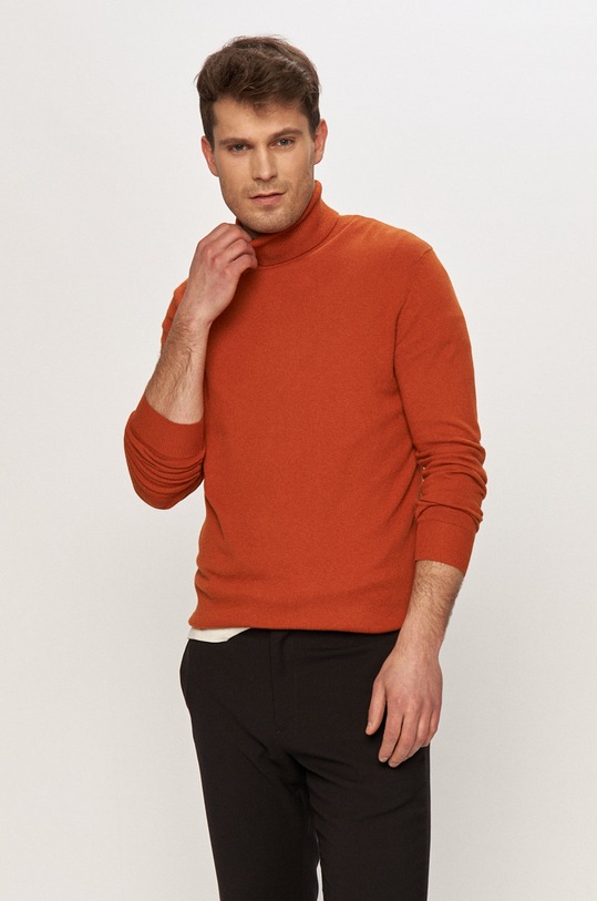 Jack & Jones - Svetr rolák oranžová 12157417