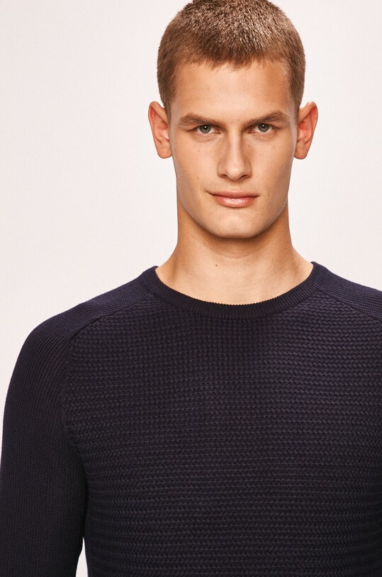 Jack & Jones - Πουλόβερ σκούρο μπλε 12141495