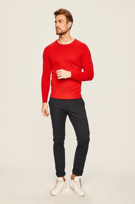 Tom Tailor Denim - Sveter 1012819 červená AA00