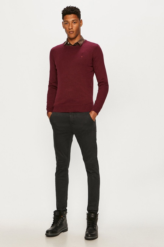 Tom Tailor Denim - Pulover 1012819 rosu AA00