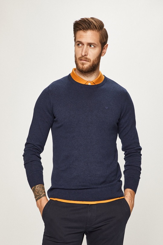 Tom Tailor Denim - Sveter tmavomodrá 1012819