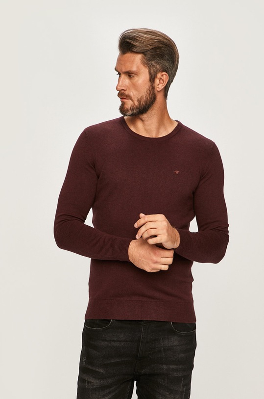 Tom Tailor Denim - Sveter okrúhly hnedá 1012819