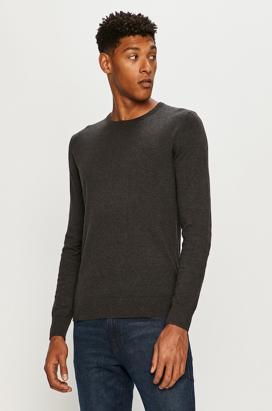 Tom Tailor Denim - Pulover subtiri gri 1012819