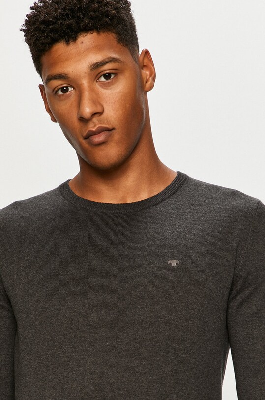 Tom Tailor Denim - Pulover gri 1012819