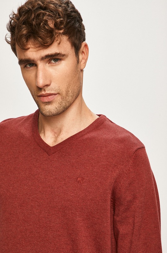 Tom Tailor Denim - Sweter bordowy 1012820