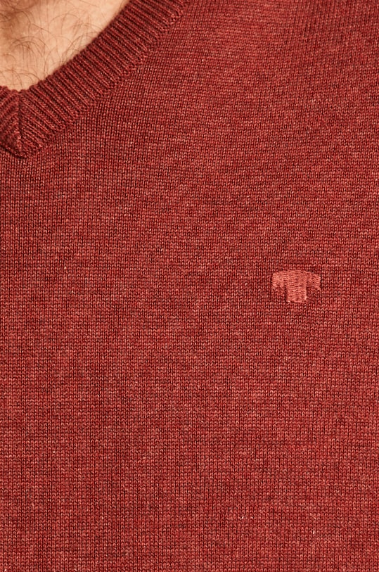 Tom Tailor Denim - Sweter 1012820 bordowy
