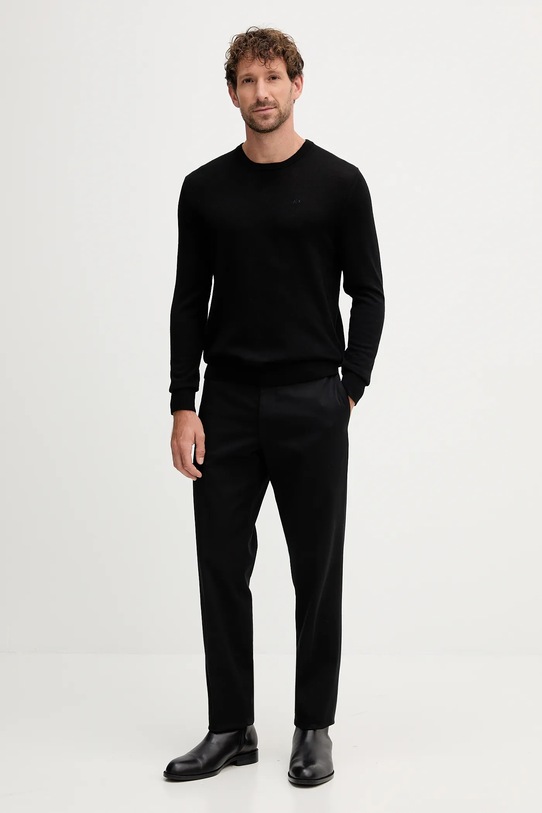 Armani Exchange - Sweter 8NZM3A.ZM8AZ 8NZM3A.ZM8AZ czarny AW19