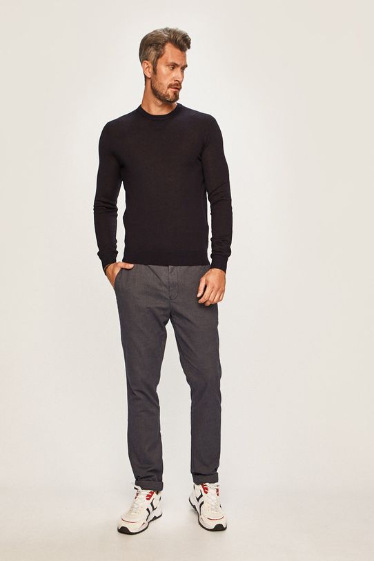 Armani Exchange - Sveter 8NZM3A.ZM8AZ tmavomodrá AW19