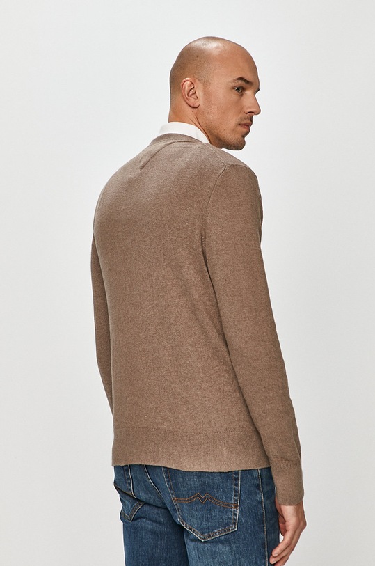 Odzież Tommy Hilfiger - Sweter MW0MW11674 MW0MW11674 brązowy