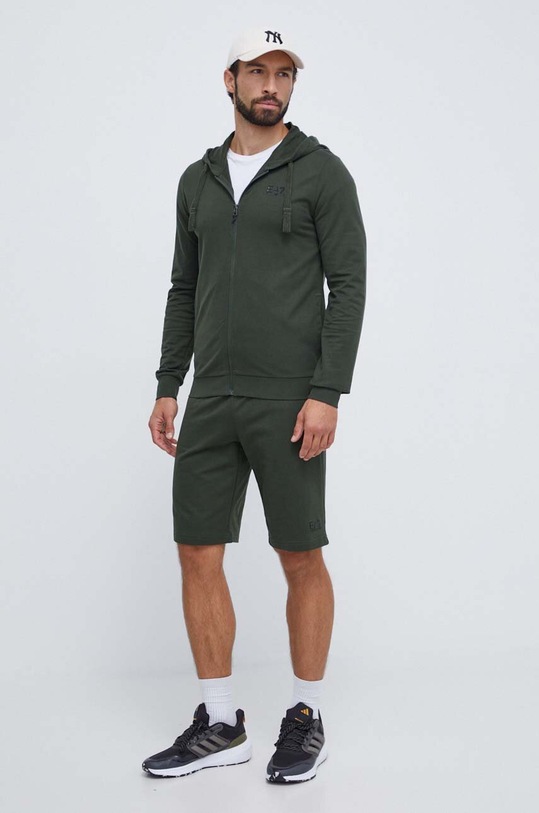 EA7 Emporio Armani pantaloni scurti PJ05Z.8NPS02 verde SS24