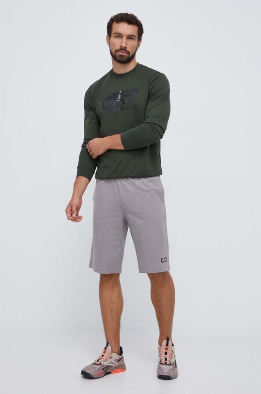 EA7 Emporio Armani pantaloni scurti PJ05Z.8NPS02 gri AA00