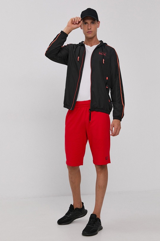 EA7 Emporio Armani Szorty PJ05Z.8NPS02 PJ05Z.8NPS02 czerwony AA00