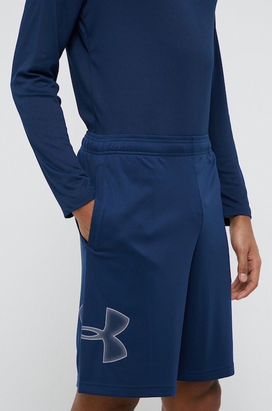 Under Armour edzős rövidnadrág Tech Graphic sima sötétkék 1306443