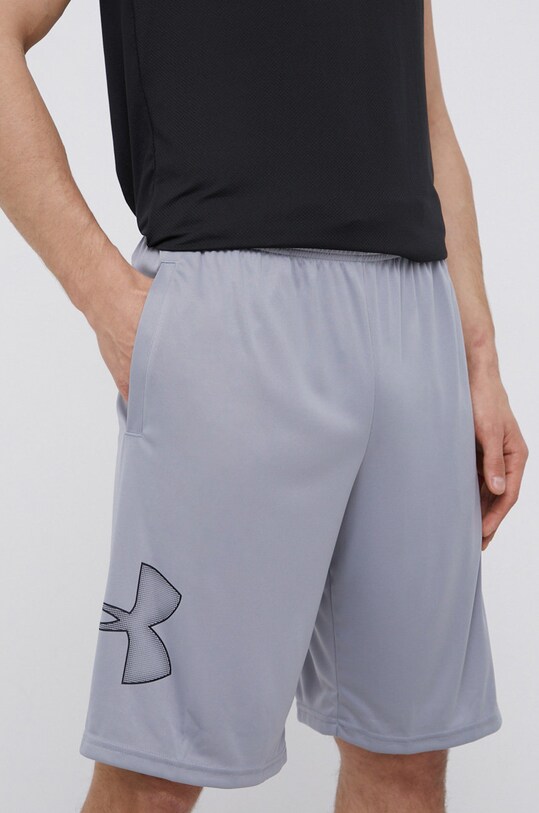 Къс панталон за трениране Under Armour Tech Graphic трикотаж сив 1306443