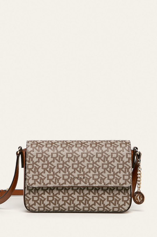 Dkny - Torebka R82EJ467 nie mieści A4 beżowy R82EJ467