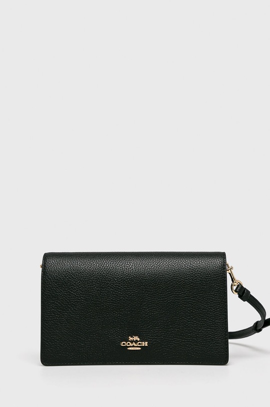 Coach - Poseta piele uni negru 87401