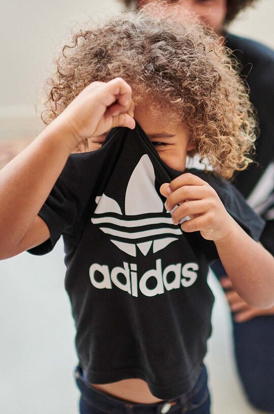 adidas Originals - Детская футболка 62-104 см. DV2829 хлопок чёрный DV2829