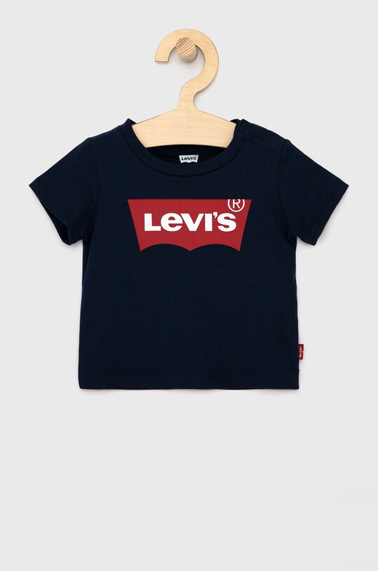 Levi's - T-shirt dziecięcy 62-98 cm nadruk granatowy NP10004