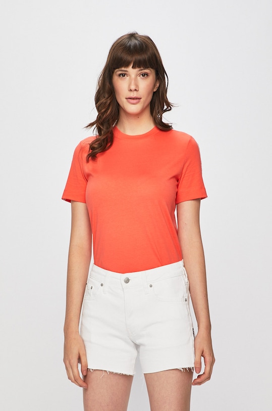 Calvin Klein Jeans - Top uni portocaliu J20J211880