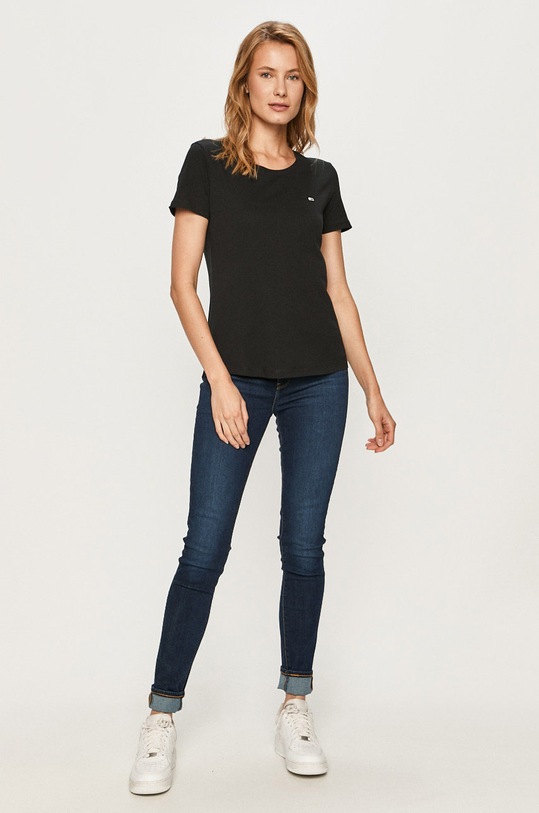 Tommy Jeans - Tričko DW0DW06901 černá AW20