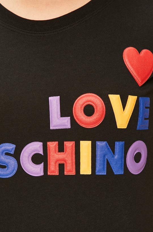 Love Moschino - Tričko W.4.B19.5B.M.4083 čierna