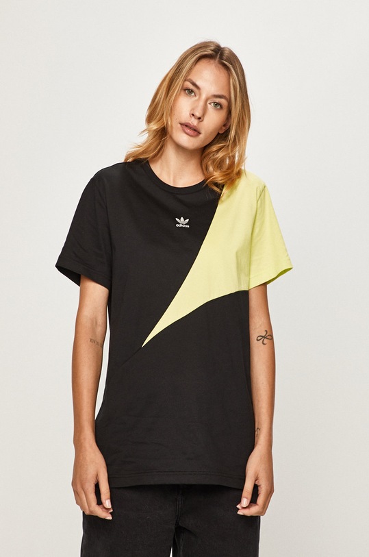 adidas Originals - Tričko FR0555 kulatý černá FR0555